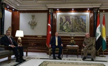 Cumhurbaşkanı Erdoğan, Mesut Barzani&rsquo;yi kabul etti

