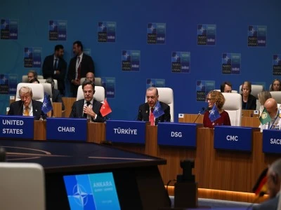 Cumhurbaşkanı Erdoğan, NATO Liderler Zirvesi'nin a&ccedil;ılış konuşmasını ger&ccedil;ekleştirdi