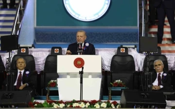Cumhurbaşkanı Erdoğan: "B&ouml;l&uuml;c&uuml; ter&ouml;r &ouml;rg&uuml;t&uuml;ne karşı m&uuml;cadelede tarihi kazanımlar elde ettik"
