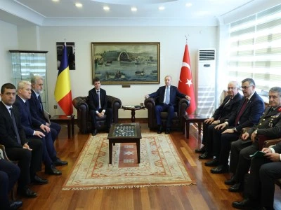 Cumhurbaşkanı Erdoğan, Romanya Cumhurbaşkanı Nicuşor Daniel Dan ile g&ouml;r&uuml;şt&uuml;