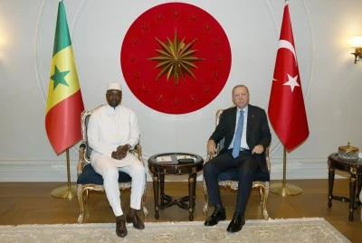 Cumhurbaşkanı Erdoğan, Senegal Başbakanı Sonko'yu kabul etti
