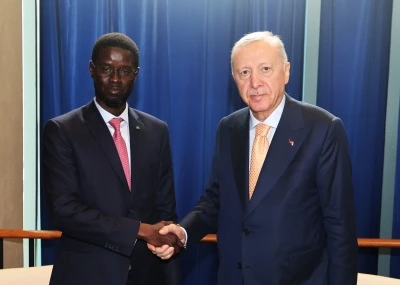 Cumhurbaşkanı Erdoğan, Senegal Cumhurbaşkanı Faye ile g&ouml;r&uuml;şt&uuml;