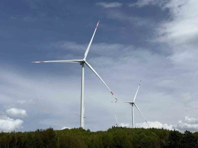 Cumhurbaşkanı Erdoğan startı verdi, Sakarya&rsquo;daki r&uuml;zgar t&uuml;rbinleri d&ouml;nmeye başladı
