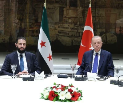 Cumhurbaşkanı Erdoğan, Suriye Cumhurbaşkanı Şara ile g&ouml;r&uuml;şt&uuml;