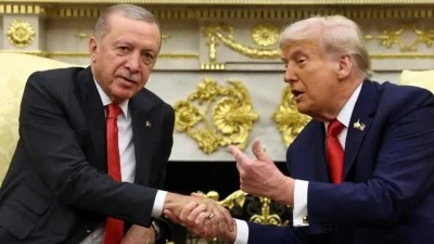 Cumhurbaşkanı Erdoğan, Trump ile g&ouml;r&uuml;şt&uuml;