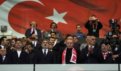 Cumhurbaşkanı Erdoğan, T&uuml;rkiye - G&uuml;rcistan ma&ccedil;ında