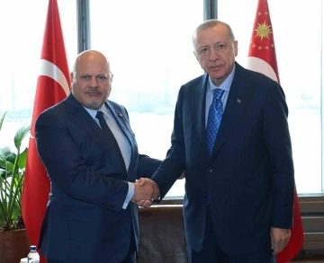 Cumhurbaşkanı Erdoğan, UCM Başsavcısı Han&rsquo;ı kabul etti
