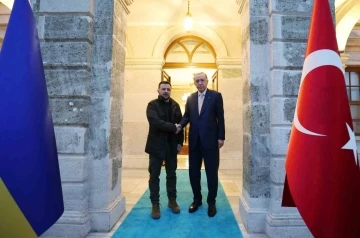 Cumhurbaşkanı Erdoğan, Ukrayna Cumhurbaşkanı Zelenski&rsquo;yi kabul etti
