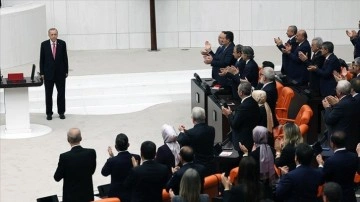 Cumhurbaşkanı Erdoğan'ın TBMM'deki yemin t&ouml;reni d&uuml;nya basınında geniş yer buldu