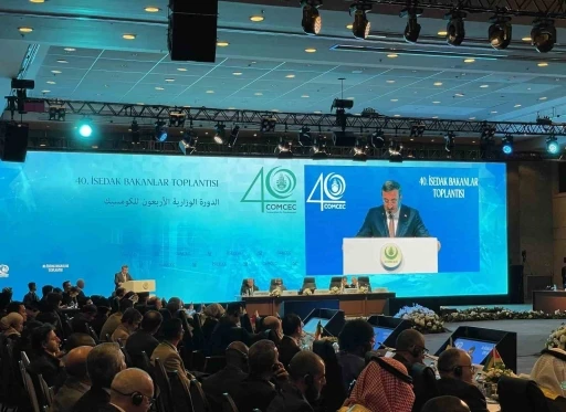 Cumhurbaşkanı Yardımcısı Yılmaz: "İslam İşbirliği Teşkilatı&rsquo;na &uuml;ye &uuml;lkelerin 2023 yılı toplam milli geliri 8,6 trilyon dolar"
