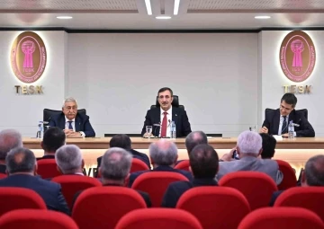 Cumhurbaşkanı Yardımcısı Yılmaz TESK&rsquo;te
