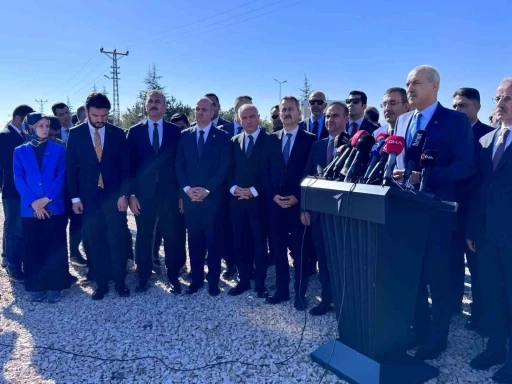 Cumhurbaşkanı Yardımcısı Yılmaz ve TBMM Başkanı Kurtulmuş&rsquo;tan TUSAŞ&rsquo;ta "milli birlik" mesajı
