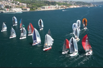 Cumhurbaşkanlığı 6.Uluslararası Yat Yarışları Kurtuluş Kupası İstanbul Etabında Renkli G&ouml;r&uuml;nt&uuml;ler