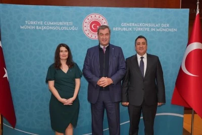 Cumhuriyet Bayramı'nın coşkusu M&uuml;nih'te yaşandı 