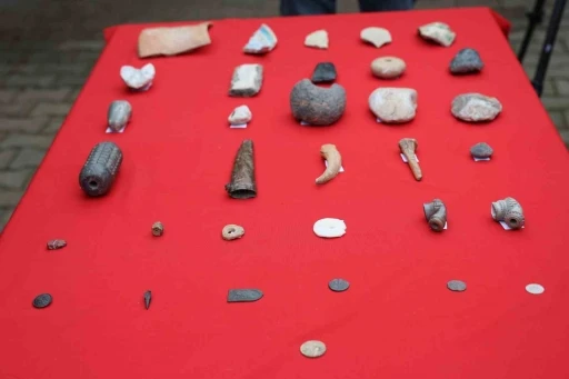 Cumhuriyet d&ouml;nemi ilk paralarından Osmanlıca yazılı sikke Amida H&ouml;y&uuml;k kazısında &ccedil;ıkarıldı
