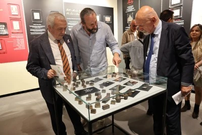 Cumhuriyet&rsquo;in g&ouml;rsel hafızası pullarla Bursa Nil&uuml;fer&rsquo;de 
