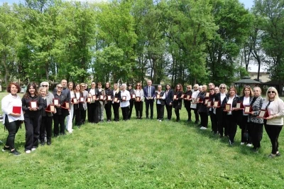 Cumhuriyet Kadınları Bandosu&rsquo;na plaket
