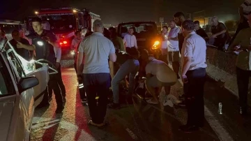 D-100&rsquo;de feci kaza: 2&rsquo;si &ccedil;ocuk 5 kişi yaralandı.
