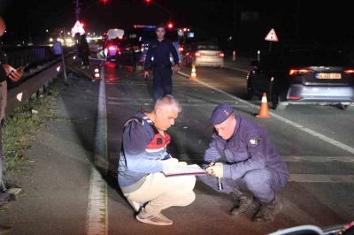 D-100 kara yolunda elektrikli bisiklet ile motosiklet &ccedil;arpıştı: 1 &ouml;l&uuml;, 1 yaralı
