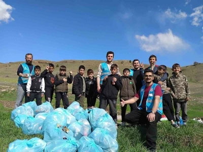 Daha temiz Tomarza i&ccedil;in mesire alanları temizlendi
