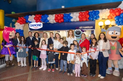 Danone S&uuml;t Fabrikası deneyim alanı KidZania İstanbul&rsquo;da Hayata Ge&ccedil;iyor
