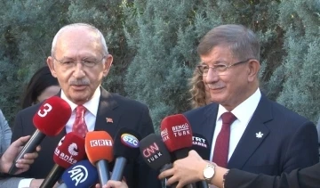 Davutoğlu&rsquo;ndan Kılı&ccedil;daroğlu&rsquo;na ziyaret