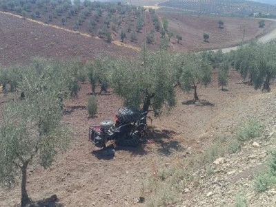 Dedesinin kullandığı trakt&ouml;r devrildi, 2 yaşındaki Barış &ouml;ld&uuml;