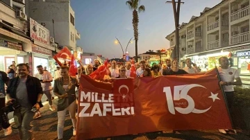 Demokrasi meşalesinin ateşinin yakıldığı Marmaris&rsquo;te 15 Temmuz Demokrasi ve Milli Birlik programı d&uuml;zenlendi
