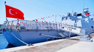 Deniz Kuvvetleri Komutanlığının g&ouml;z bebeği TCG B&uuml;y&uuml;kada, Kurban Bayramı&rsquo;nda n&ouml;bette
