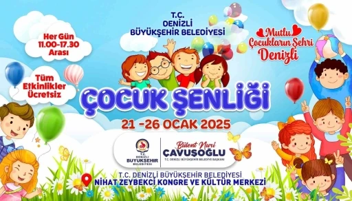 Denizli B&uuml;y&uuml;kşehirden &ccedil;ocuklara şenlik m&uuml;jdesi
