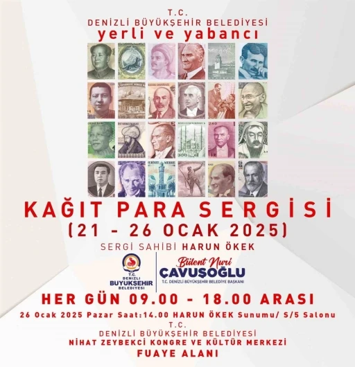 Denizli B&uuml;y&uuml;kşehirden kağıt para sevgisi
