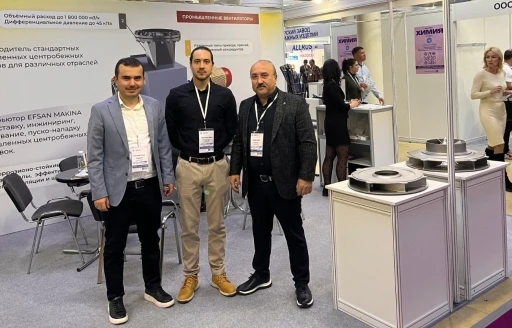 Denizli&rsquo;de &uuml;retilen end&uuml;striyel vantilat&ouml;rler, Rusya&rsquo;da d&uuml;nyaya tanıtıldı
