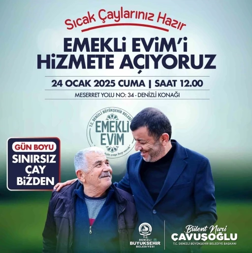 Denizli Emekli Evim hizmete a&ccedil;ılıyor
