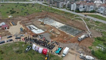 Denizli&rsquo;nin en b&uuml;y&uuml;k i&ccedil;me suyu deposunun temeli atıldı
