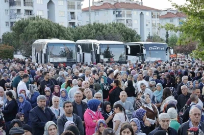 Denizli&rsquo;nin ilk hac kafilesi dualarla kutsal topraklara uğurlandı
