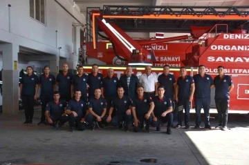 Denizli OSB Y&ouml;netiminden OSB İtfaiye M&uuml;d&uuml;rl&uuml;ğ&uuml;ne tebrik ziyareti
