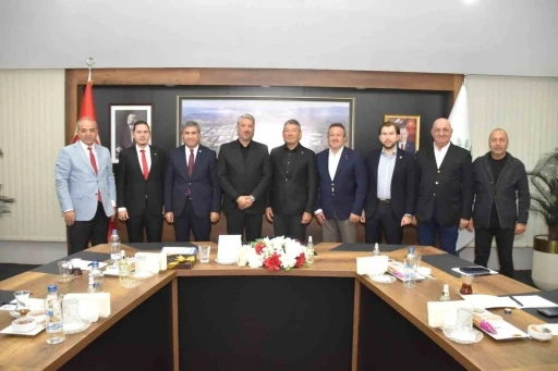 Denizlispor&rsquo;dan Denizli OSB y&ouml;netimine tebrik ziyareti
