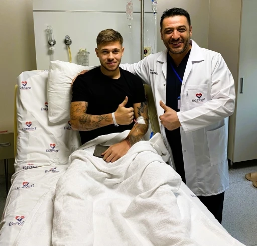 Denizlispor&rsquo;un fedakar golc&uuml;s&uuml; Emre ilk yarıyı kapattı
