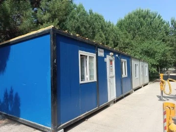 Deprem konteynerleri Gemlik&rsquo;e geri getirildi