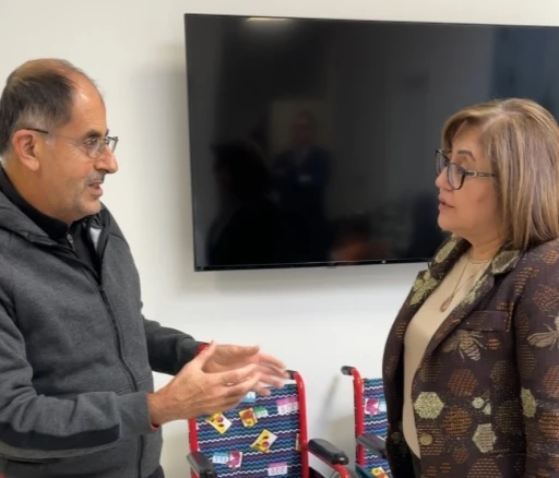 Depremzede engelli basketbolcudan protez tamiri i&ccedil;in Fatma Şahin&rsquo;e teşekk&uuml;r
