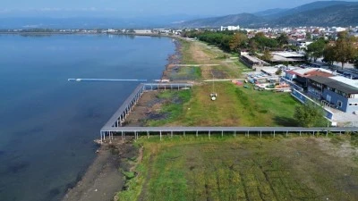Dereler taştı, barajlar doldu, İznik G&ouml;l&uuml; &ccedil;ekilmeye devam ediyor