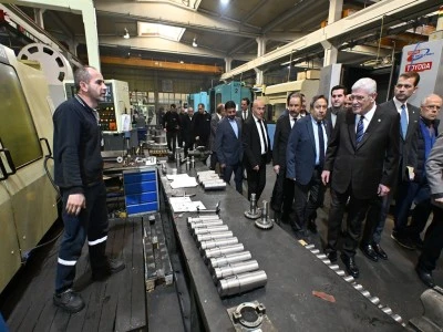 Dervişoğlu'ndan fabrika ziyareti