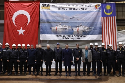 DESAN&rsquo;ın Malezya İ&ccedil;in İnşa Ettiği  İkinci Geminin Sac Kesme T&ouml;reni Ger&ccedil;ekleşti