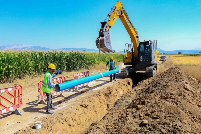 DESKİ&rsquo;den Tavas&rsquo;a Sağlıklı İ&ccedil;me Suyu İ&ccedil;in Altyapı Yatırımı