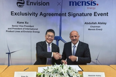  Envision Energy ve Mensis Enerji'den T&uuml;rkiye'de 4.5 GW'lık R&uuml;zgar Projesi