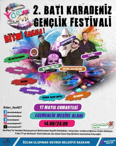 Devrek Belediyesi&rsquo;nden Gen&ccedil;lik Festivali &Ouml;ncesi Egemenlik Alanı&rsquo;nda yoğun mesai
