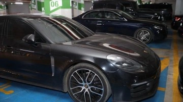 Dilan ve Engin Polat'ın el konulan ara&ccedil;ları g&ouml;r&uuml;nt&uuml;lendi