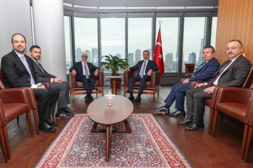 Dışişleri Bakanı Fidan, ABD M&uuml;sl&uuml;man Kuruluşlar Konseyi Genel Sekreteri Cemal ile g&ouml;r&uuml;şt&uuml;
