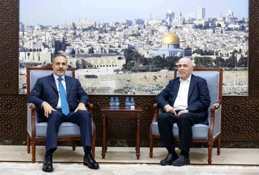 Dışişleri Bakanı Fidan, Hamas Siyasi B&uuml;rosu &uuml;yeleri ile g&ouml;r&uuml;şt&uuml;