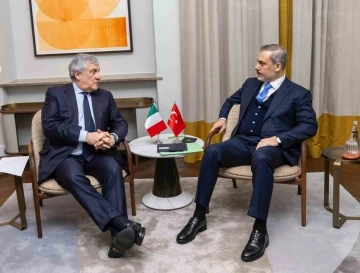 Dışişleri Bakanı Fidan, İtalya Dışişleri Bakanı Tajani ile g&ouml;r&uuml;şt&uuml;

